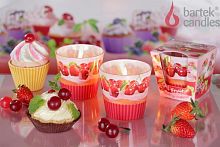 картинка Свеча BARTEK ароматизированная в стакане - Фруктовые маффины 115гр (Fruit muffins) от магазина Tovar-RF.ru