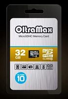 картинка карта памяти oltramax microsdhc 32gb class10 [om032gcsdhc10-w/a-ad] от магазина Tovar-RF.ru