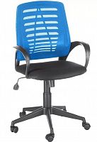 картинка Кресло компьютерное OLSS кресло ИРИС ткань TW-синий/TW-черный от магазина Tovar-RF.ru