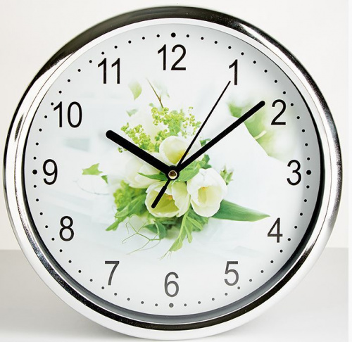картинка Часы настенные DELTA DT7-0005 24,3*24,3*3,9см от магазина Tovar-RF.ru