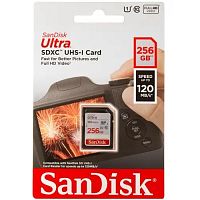 картинка securedigital 256gb sandisk ultra  sdxc memory card 120mb/s [sdsdun4-256g-gn6in] от магазина Tovar-RF.ru