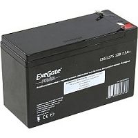 картинка exegate ep234538rus аккумуляторная батарея gp12075/exg1275 (12v 7.5ah 1227w, клеммы f2) от магазина Tovar-RF.ru