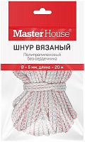 картинка Шнур MASTER HOUSE п/п б/с Вязаный 5мм 20м 60388 от магазина Tovar-RF.ru