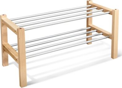 картинка Полка для обуви SHEFFILTON Полка для обуви Альберо SHT-SR9 прозрач лак/алюм.металлик (985635) SHEFFILTON Альберо SHT-SR9 прозрач лак/алюм.металлик (985635) от магазина Tovar-RF.ru