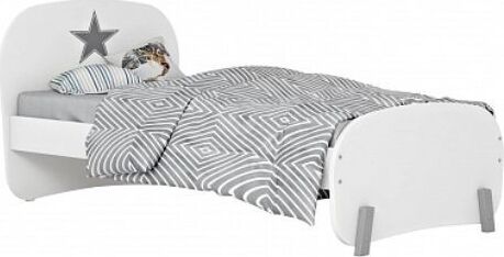 картинка кровать polini кровать детская polini kids mirum 1910, белый (2кор) polini кровать детская polini kids mirum 1910, белый (2кор) от магазина Tovar-RF.ru