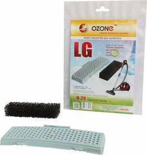 картинка ozone microne h-29 набор фильтров для пылесосов lg магазин Tovar-RF.ru являющийся официальным дистрибьютором в России картинка ozone microne h-29 набор фильтров для пылесосов lg от магазина Tovar-RF.ru