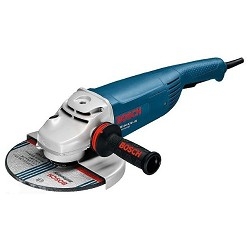картинка Bosch GWS 24 - 230 JH Угловая шлифовальная машина [0601884203] {2400Вт, скорость вр.- 6500, д.диска-230, шпиндель-M 14, (Дополнительная рукоятка. Ключ, гайка. Картон)} от магазина Tovar-RF.ru