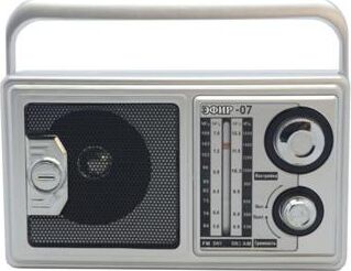 картинка радиоприемник эфир 07 fm 64-108мгц, бат. 2*r20, 220v эфир 07 fm 64-108мгц, бат. 2*r20, 220v от магазина Tovar-RF.ru