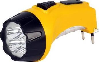 картинка cветодиодный фонарь smartbuy (sbf-87-y) 4+6 led с прямой зарядкойот магазина Tovar-RF.ru