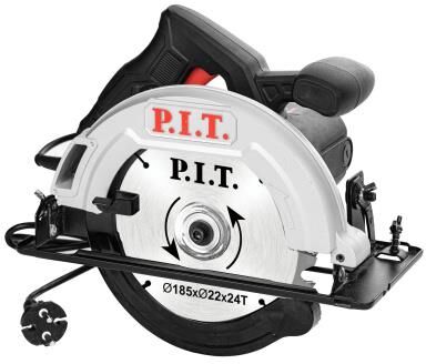 картинка Пила циркулярная электрическая P.I.T. Пила циркулярная электрич. PKS185-C4 (1200Вт, 5500об/мин, диск 185х20мм, пропил 47/61мм, 45°) P.I.T. Пила циркулярная электрич. PKS185-C4 (1200Вт, 5500об/мин, диск 185х20мм, пропил 47/61мм, 45°) от магазина Tovar-RF.ru