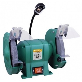 картинка Sturm BG6020L Точильный станок Sturm, круг 200х20х16 мм, 400 Вт, 2950 об/мин, подсветка [BG6020L] от магазина Tovar-RF.ru