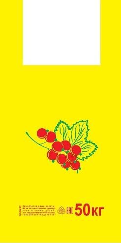 картинка Пакет АРТПЛАСТ (МАЙ00375) 30+15х55см - Виноград на желтом от магазина Tovar-RF.ru