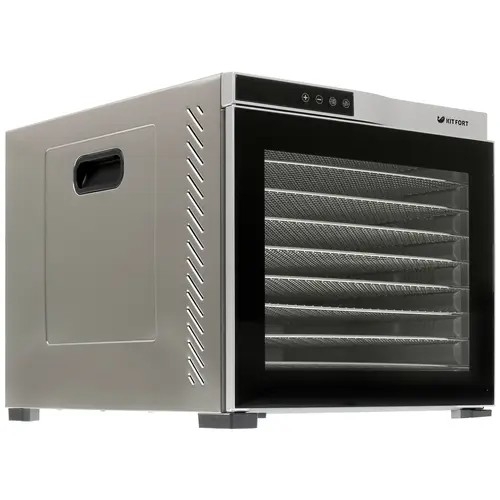 картинка сушка для фруктов и овощей kitfort кт-1910 30под. 1000вт нержавеющая сталь от магазина Tovar-RF.ru