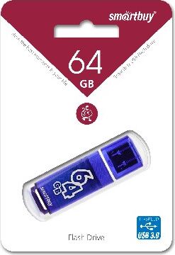 картинка usb флеш smartbuy (sb64gbgs-db) 64gb glossy series dark blue usb 3.0 от магазина Tovar-RF.ru