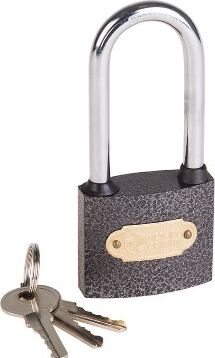 картинка Замок ЧЕТЫРЕ СЕЗОНА (79-0025) серия "Чугун" 50 мм - дужка длинная ЧЕТЫРЕ СЕЗОНА (79-0025) серия "Чугун" 50 мм - дужка длинная от магазина Tovar-RF.ru