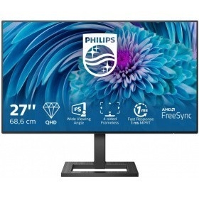 картинка lcd philips 27" 275e2fae черный {ips 2560x1440 75hz 1ms 350cd 178/178 1000:1 8bit 2xhdmi1.4 displayport1.2 adaptivesync 2x3w vesa} от магазина Tovar-RF.ru