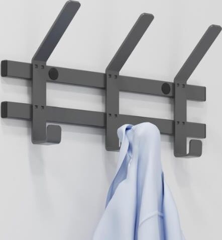 картинка Вешалка настенная ЗМИ ТОРОНТО 3 ВНТ3 Гр ЗМИ ТОРОНТО 3 ВНТ3 Гр от магазина Tovar-RF.ru