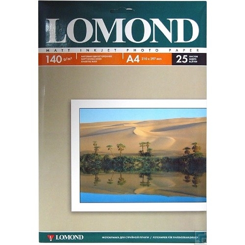 картинка Фотобумага LOMOND Односторонняя Матовая 140г/м2, A4(21x29см) 25л. магазин Tovar-RF.ru являющийся официальным дистрибьютором в России картинка Фотобумага LOMOND Односторонняя Матовая 140г/м2, A4(21x29см) 25л. от магазина Tovar-RF.ru