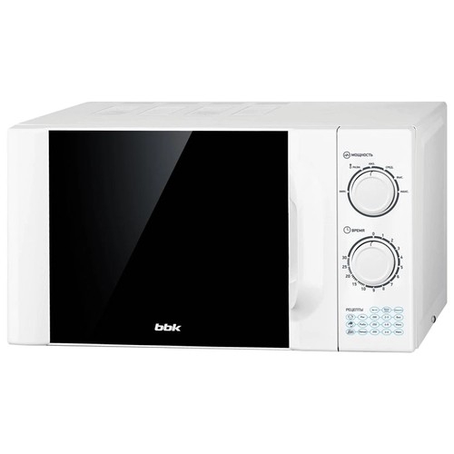 картинка bbk 23mws-927m/w (w) микроволновая печь, 23 л, 900 вт, белый от магазина Tovar-RF.ru