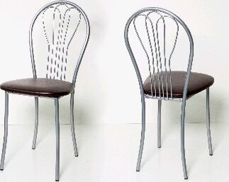 картинка Стул БИТЕЛ РОМАШКА Серебро/Шоколад С-221 БИТЕЛ РОМАШКА Серебро/Шоколад С-221 от магазина Tovar-RF.ru