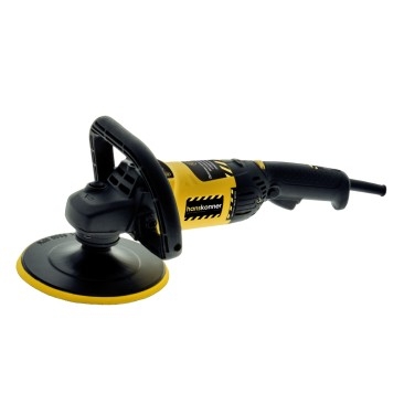 картинка Hanskonner HAG918CP Полировальная машина [HAG918CP] { 180 мм, 1400 Вт, КОНСТ.ЭЛ., рег обор, доп.D-рукоять }  от магазина Tovar-RF.ru