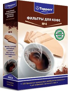 картинка фильтр topperr 3014 бумажные одноразовые фильтры магазин Tovar-RF.ru являющийся официальным дистрибьютором в России картинка фильтр topperr 3014 бумажные одноразовые фильтры от магазина Tovar-RF.ru
