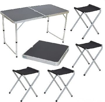 картинка комплект пикник экос cho-150-e комплект "пикник" (стол и 4 стула ) черный (992992) экос cho-150-e комплект "пикник" (стол и 4 стула ) черный (992992)от магазина Tovar-RF.ru