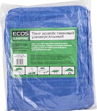 картинка товары для пикника экос t-4*4 тент хозяйственный универсальный 4*4м (999088) экос t-4*4 тент хозяйственный универсальный 4*4м (999088)от магазина Tovar-RF.ru
