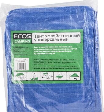 картинка товары для пикника экос t-4*6 тент хозяйственный универсальный 4*6м (999168)от магазина Tovar-RF.ru