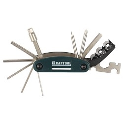 картинка KRAFTOOL Набор для обслуживания велосипеда, 16-в-1 [26182-H16] от магазина Tovar-RF.ru