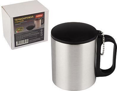 картинка термокружка mallony термокружка с крышкой campeggio, 180 мл 106720 mallony термокружка с крышкой campeggio, 180 мл 106720от магазина Tovar-RF.ru