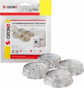 картинка аксессуары д/быт. тех-ки ozone cma-15t антивибрационные подставки прозрачные ozone cma-15t антивибрационные подставки прозрачные от магазина Tovar-RF.ru