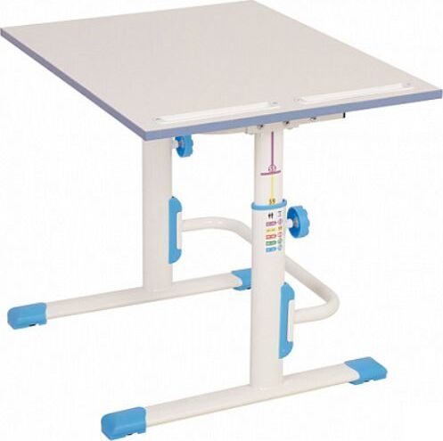 картинка парта polini растущая парта-трансформер polini kids simple м1 75х55 см, белый-синий (1кор) polini растущая парта-трансформер polini kids simple м1 75х55 см, белый-синий (1кор) от магазина Tovar-RF.ru