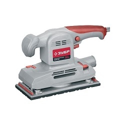 картинка ЗУБР Плоскошлифовальная машина [ЗПШМ-300Э-02] { мет платформа, 115х230мм, 6000-10000 об/мин, мешок для сбора пыли,300Вт } от магазина Tovar-RF.ru