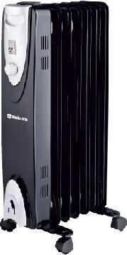 картинка масляный радиатор sakura sa-0377b 7 секций sakura sa-0377b 7 секций от магазина Tovar-RF.ru