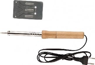 картинка Паяльники электрические SPARTA Паяльник с ручкой из дерева, 60 Вт, 220 В 913103 SPARTA Паяльник с ручкой из дерева, 60 Вт, 220 В 913103 от магазина Tovar-RF.ru