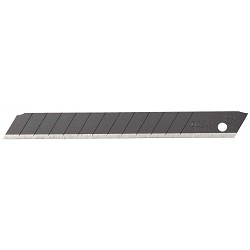 картинка Лезвия OLFA сегментированные BLACK MAX, 9х80х0,38мм, 13 сегментов, 50шт [OL-ABB-50B] от магазина Tovar-RF.ru