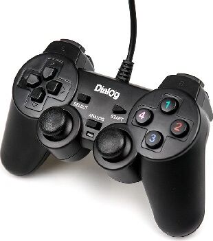 картинка геймпад dialog gp-a11 action - вибрация, 12 кнопок, usb, черный dialog gp-a11 action - вибрация, 12 кнопок, usb, черный от магазина Tovar-RF.ru