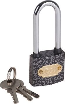 картинка Замок ЧЕТЫРЕ СЕЗОНА (79-0023) серия Чугун 32 мм - - дужка длинная ЧЕТЫРЕ СЕЗОНА (79-0023) серия Чугун 32 мм - - дужка длинная от магазина Tovar-RF.ru