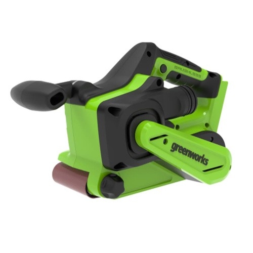 картинка Greenworks G24BS Ленточная шлифовальная машина бесщеточная аккумуляторная, 24V, без АКБ и ЗУ [3100607] от магазина Tovar-RF.ru