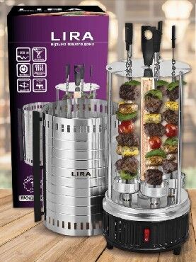 картинка шашлычница lira lr 1305 (00-00011072) lira lr 1305 (00-00011072) от магазина Tovar-RF.ru