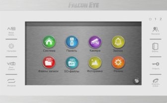 картинка Falcon Eye FE-70 ATLAS HD (White) HD Видеодомофон: дисплей 7" TFT;  сенсорные кнопки; подключение до 2-х вызывных панелей и до 2-х видеокамер; адресный интерком; графическое меню; запись фото и видео от магазина Tovar-RF.ru