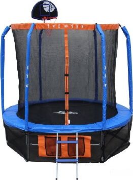 картинка спортивный инвентарь экос bs-10ft-3 батут 10" с сеткoй и баскетбольным кольцом (010365) ecos bs-10ft-3 батут 10" с сеткoй и баскетбольным кольцом (010365)от магазина Tovar-RF.ru