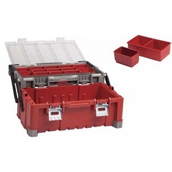 картинка ЗУБР Ящик-органайзер для инструмента пластиковый Профессионал "ТХ 222 Р" [38138-22_z01] ,   от магазина Tovar-RF.ru