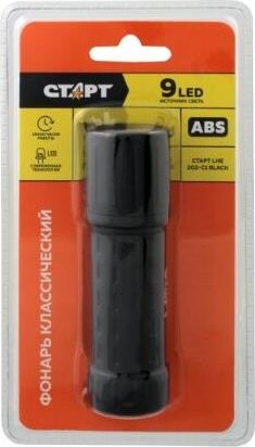 картинка cветодиодный фонарь старт (12465) lhe 202-c1 черный старт (12465) lhe 202-c1 черныйот магазина Tovar-RF.ru