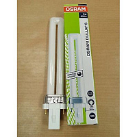 картинка лампа люминесцентная osram dulux s 900lm, g23, tc-s, 11w, 2700k от магазина Tovar-RF.ru