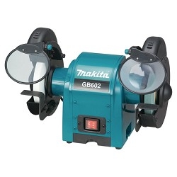 картинка Makita GB 602 Точило [GB 602] {250Вт,2850об\м,2круг150х12.7мм,9.4кг,кор} от магазина Tovar-RF.ru