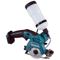 картинка Makita CC301DZ Пила алмазная ак,{10.8В,Liion(слайд),ф85х15мм,1600\м,рез-25.5мм,1.8кг,кор,угол-45гр,мокр рез,б\ак,з\у} от магазина Tovar-RF.ru