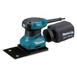 картинка Makita BO4566 Вибрационная шлифовальная машина [BO4566] {200Вт,166х102мм,14000об\м,ампл-1.5мм,1.1кг,кор,п\сборник,липучка,д\трудн мест} от магазина Tovar-RF.ru