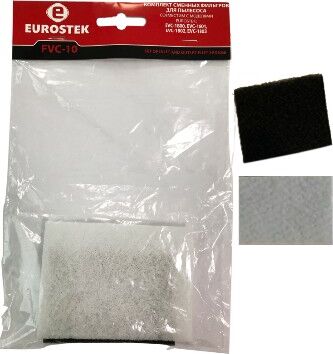 картинка аксессуары д/пылесосов eurostek fvc10 комплект сменных фильтров магазин Tovar-RF.ru являющийся официальным дистрибьютором в России картинка аксессуары д/пылесосов eurostek fvc10 комплект сменных фильтров от магазина Tovar-RF.ru